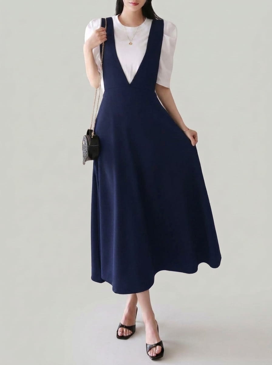 Korea Flare Suspended Dress