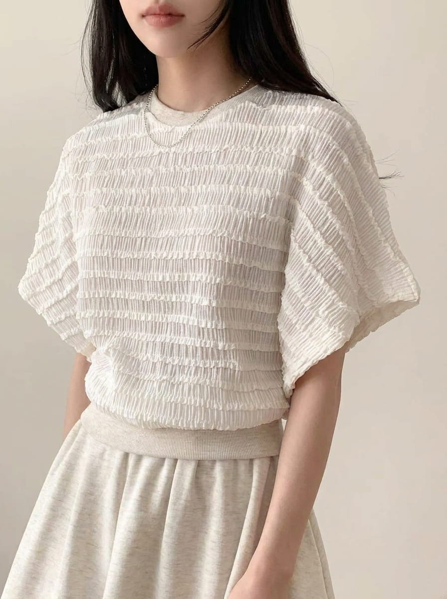 Korea Oatmeal Set (Top & Short)