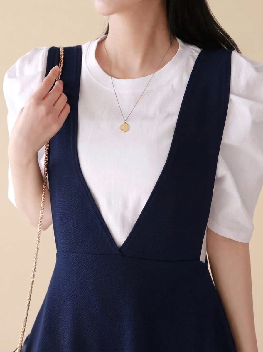 Korea Flare Suspended Dress 5