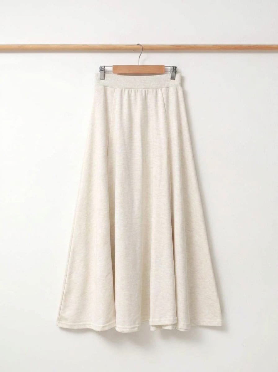 Korea Oatmeal Set (Top and Skirt) 4